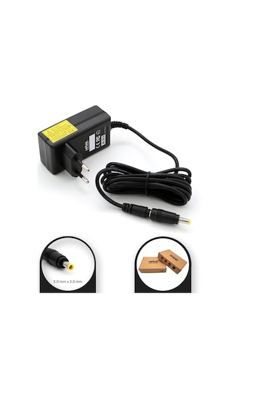 12v 1a 1000ma 12w 5.0x3.0 Mm Pinli Uç Adaptör Retro