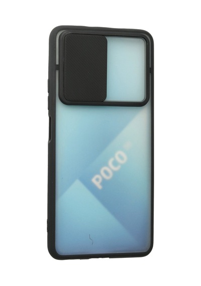Poco F3 Kılıf Palm Buzlu Kamera Sürgülü Silikon - Siyah Bzsxx00 1