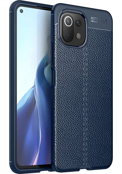 Newface Xiaomi Mi 11 Lite Kılıf Auto Focus Kapak - Lacivert