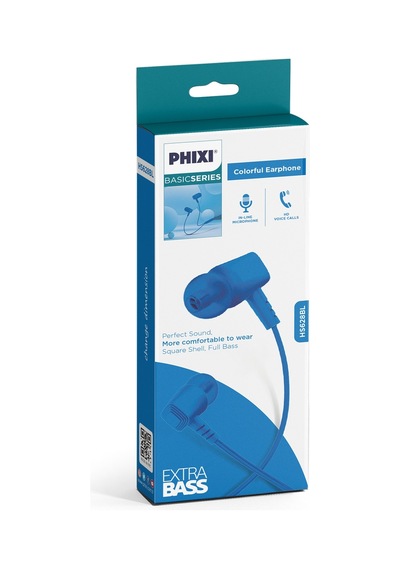 Phixi Basic HS-628 Mikrofonlu Kablolu Kulakiçi Kulaklık