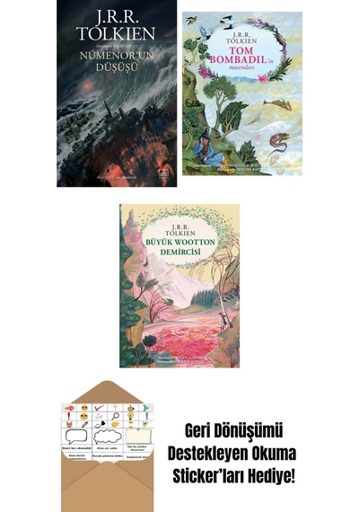 Númenor Un Düşüşü + Tom Bombadil İn Maceraları Özel Ciltli Baskı + Büyük Wootton Demircisi Özel Ciltli Baskı