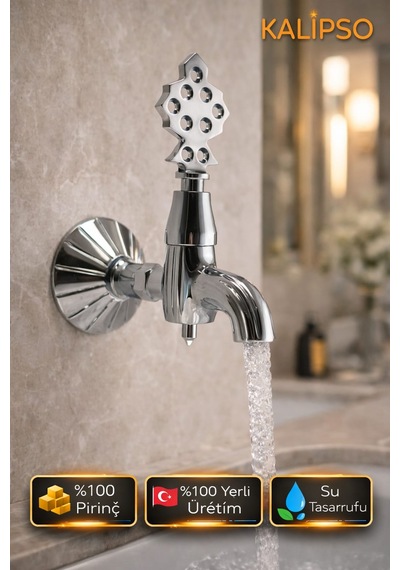 Kalipso Osmanlı Hamam Musluğu Krom