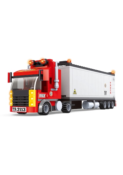 Mj Toys Tır Lego Yapı Blok Seti City Serisi 281 Parça Yapı Oyuncak Seti Tır Lego Seti
