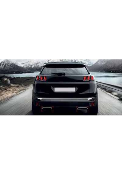 Peugeot 3008 2016 Sonrası Egzos Çıkış Abs Krom Montaj Tip Dolu Tip