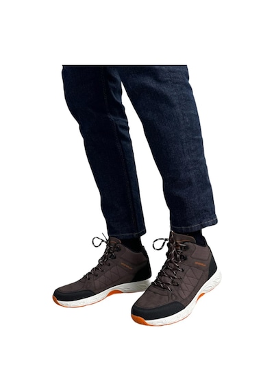 Liger Outdoor Bot Ayakkabı Kışlık Dayanıklı Sağlam Taban Bağcıklı Kahverengi-kahve Kahverengi