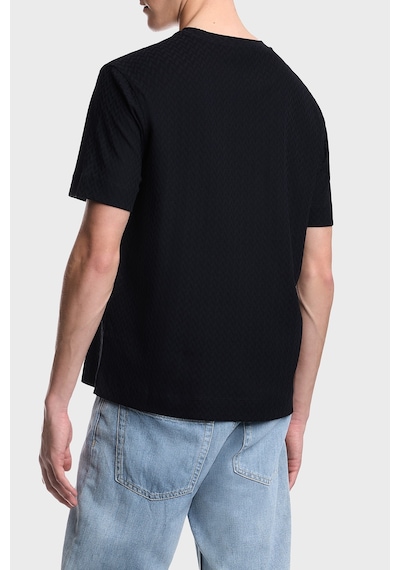 Emporio Armani Jakarlı Regular Fit Bisiklet Yaka T Shirt Erkek T Shirt Em007038 Af10762 Fb561 Lacivert Emporio Armani Jakarlı Regular Fit Bisiklet Yaka T Shirt Erkek T Shirt Em007038 Af10762 Fb561 Lacivert