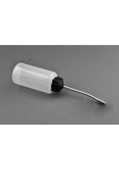 120Ml Plastik Şeffaf Metal Uçlu Kapaklı - Çok Amaçlı Yağdanlık