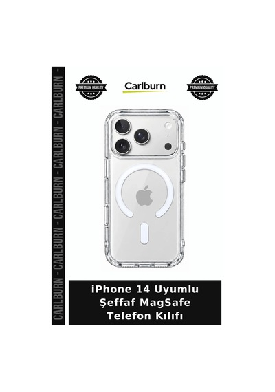 İphone 14 Uyumlu Şeffaf Magsafe Telefon Kılıfı Teknoloji Aksesuarı Günlük Koruma Cep Kapağı çok renkli