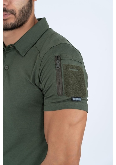 Combat Tactical T-shırt Tactıcal K.kol Pike - 802-959-haki Haki