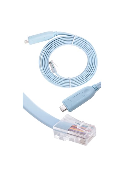 Type C Konsol Yapılandırma Kablosu, Type C - Rj45 Seri Yönlendirici Dönüştürücü Çevirici Kablo