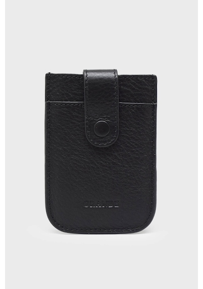 Grande Grande809 Siyah Unisex Deri Kartlık Siyah