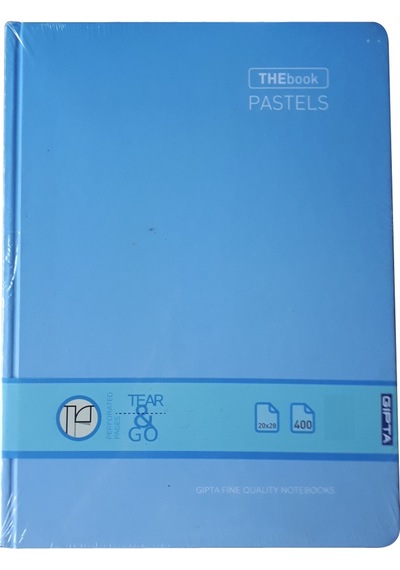 Gıpta Defter Çizgili 400 Yaprak 20x28 CM Sert Kapak Sayfa Kenarı 4 Renk N11.1091
