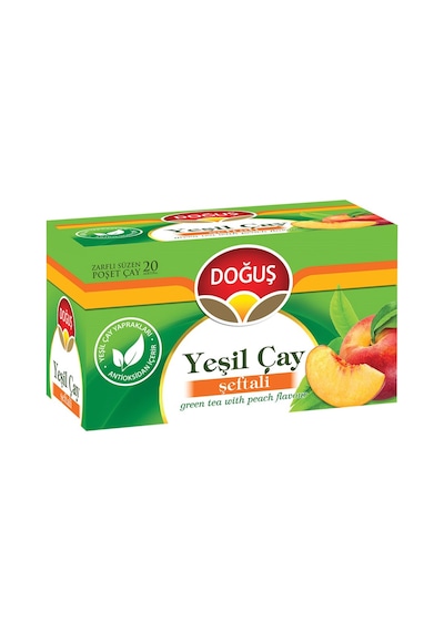Doğuş Yeşil Çay Şeftali Süzen Poşet Çay 20'li