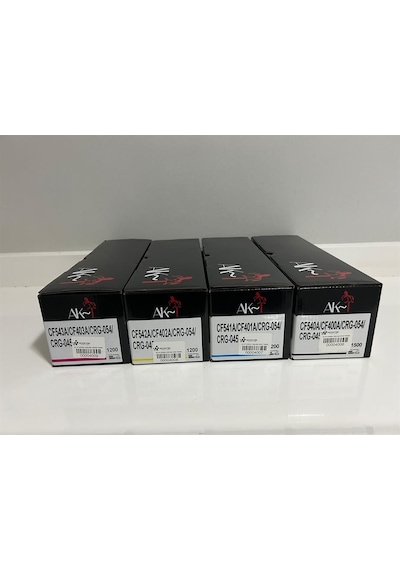 Ak Hp Cf542a /crg-054/crg-045 Sarı Uyumlu Toner 1,200 Sayfa
