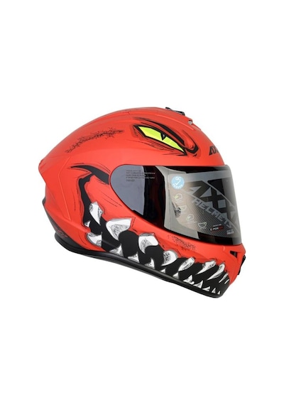 Axxıs Draken Forza A5 Matt Red - Full Face Kask