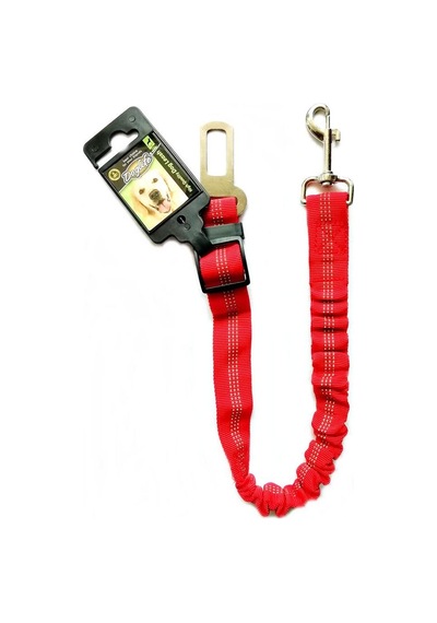 Köpek Emniyet Kemeri Bağlantısı Araç Tasması 72cm X2,5cm-kırmızı