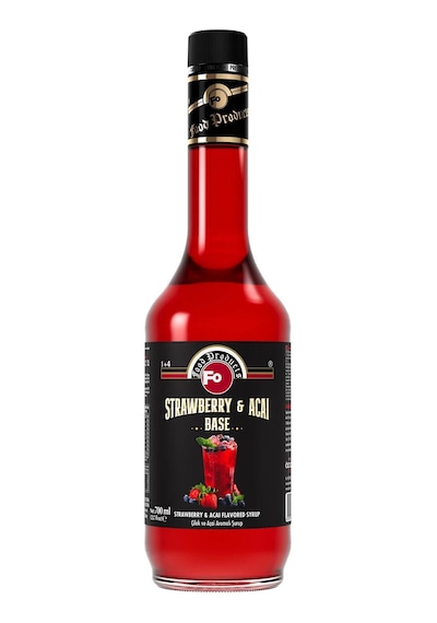 Fo Çilek Ve Açai Aromalı Baz Şurup 700 ML