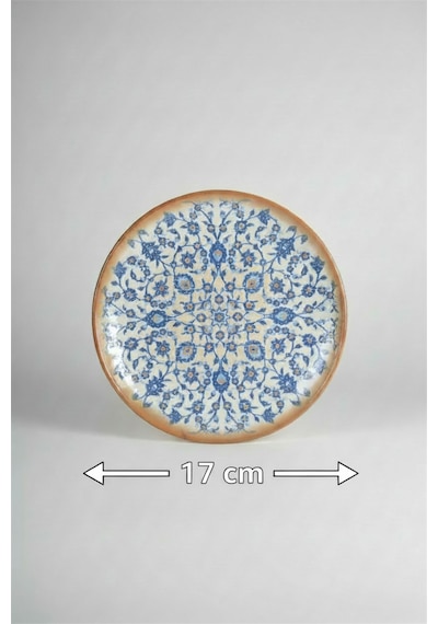12'li Valencia Düz Tabak 17cm Dijital Tiara-a Rinart Krem
