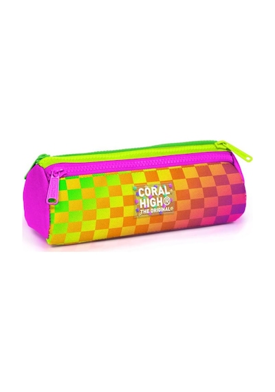 Coral High Kids Neon Renkli Dama Desenli 3 Lü Okul Çanta Seti Set0133203 Çok Renkli