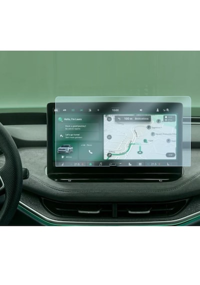 Skoda Elroq Uyumlu 13 İnç Ekran Koruyucu Multimedya Parlak Nano 9H Nano Ekran Koruyucu