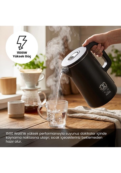 Any Morning Sın2633 Dijital Göstergeli 1.8 Lt Çelik Su Isıtıcı