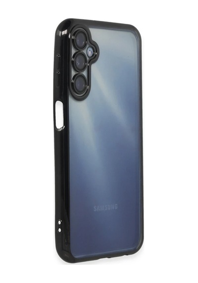Samsung Galaxy A35 5g Kılıf Razer Lensli Silikon - Siyah 0.2M-Çok Renkli