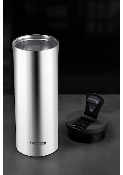 Stevig 2 Go Paslanmaz Çelik Termos Bardak 400 Ml Travel Mug Inox St-200 Inox
