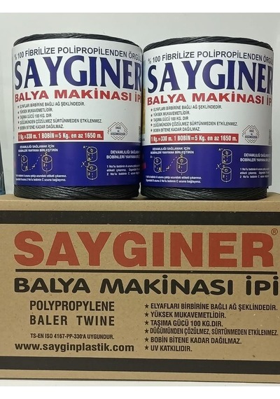 Saygıner Balya İpi 10 Kg 5+5 Kg 2 Bobin