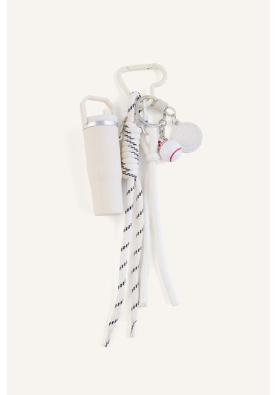 Defacto Spor Temalı Charm Anahtarlık I0498axnsbg106 Bej