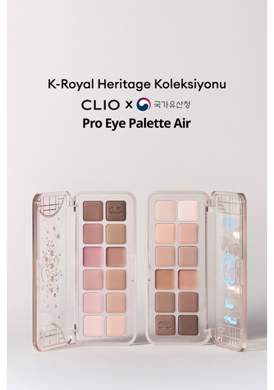 Hafif Dokulu Yoğun Renklere Sahip Göz Farı Paleti Clıo Pro Eye Palette Air 20 Maehwa Ribbon