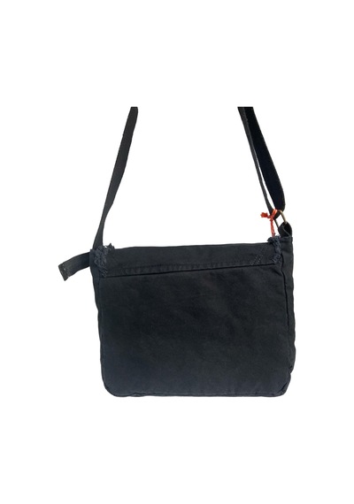 Old Cotton Cargo Vintage Salaş Orta Boy Unisex Günlük Çapraz Postacı Tablet Çantası M 32 Cm X 27 Cm Siyah