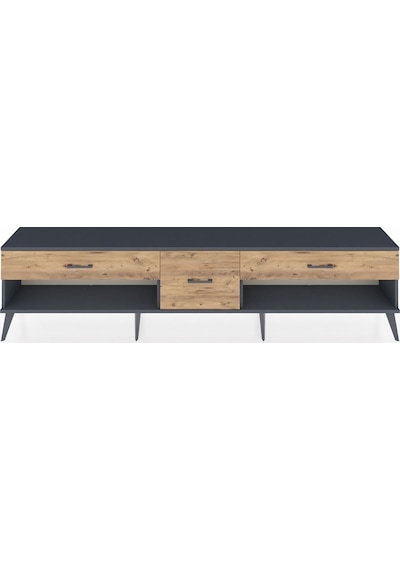 Arges Tv Ünitesi 3 Çekmeceli 220x30x51 Antrasit-aytaşı/çam Aytası/atlas Çam - Antrasıt Arges Tv Ünitesi 3 Çekmeceli 220x30x51 Antrasit-aytaşı/çam Aytası/atlas Çam - Antrasıt
