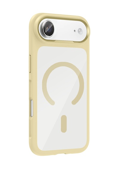 Apple Uyumlu iPhone 17 Air Kılıf M-safe Şarj Özellikli Metal Kamera Çerçeveli Zore Tiko Kapak Siyah