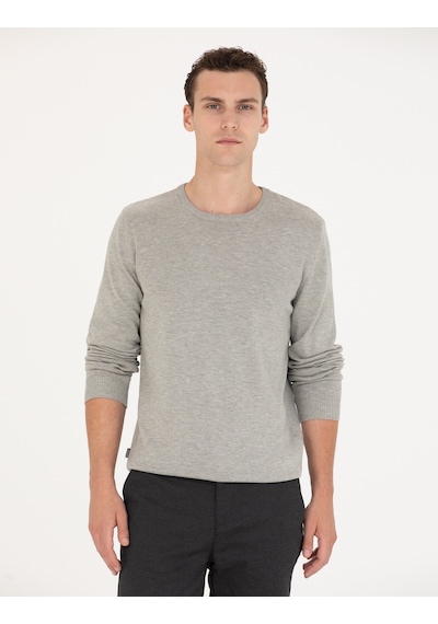 Pierre Cardin Erkek Açık Gri Melanj Kazak /triko 50270179-vr091 Açık Gri Melanj Pierre Cardin Erkek Açık Gri Melanj Kazak /triko 50270179-vr091 Açık Gri Melanj