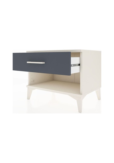 Hyperion Komodin Tek Çekmeceli 60x44x48 Aytaşı-antrasit Aytaşı