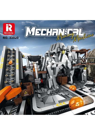 Reobrix Technic 22023 Maden Makinesi Kumanda&motorlu Yaratıcı Yapı Blok Seti Building Blocks Mining Machinery -3338parça