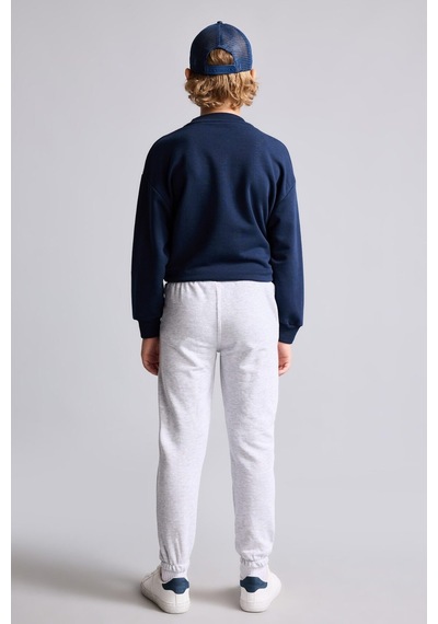 Defacto Regular Fit Lastikli Paça Jogger Eşofman Altı Erkek Çocuk I0596a826augr400 Gri-gr400