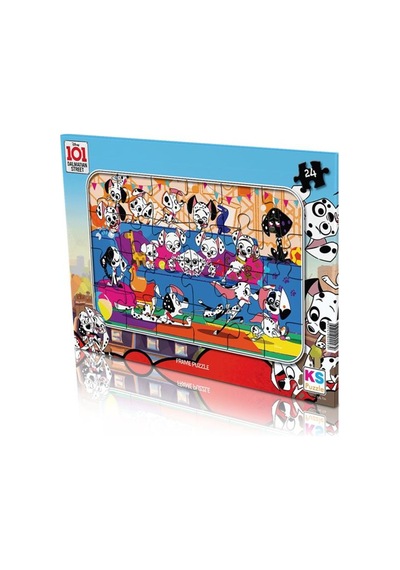 Ks Puzzle Ks Games 24 Parça Dalmation Frame  Puzzle