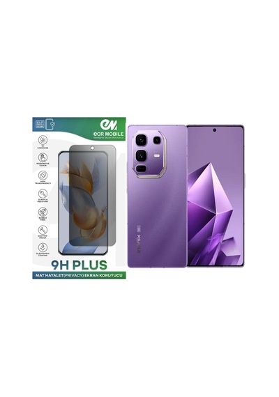 Infinix Note 50 Pro Plus Ekran Koruyucu Tam Uyumlu 9h Esnek Nano Kırılmayan Mat Hayalet Privacy