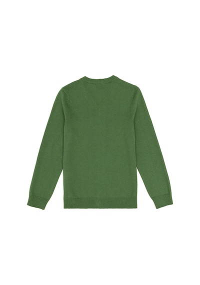 U.S. Polo Assn. Erkek Çocuk Yeşil Basic V Yaka Kazak 50294200-VR054