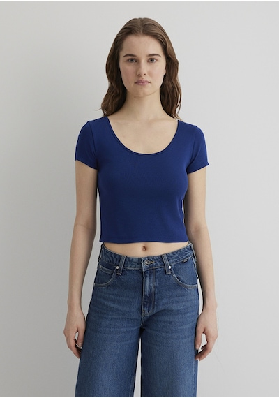Mavi - Mavi Basic Crop Tişört 1612374-70722 Mavi