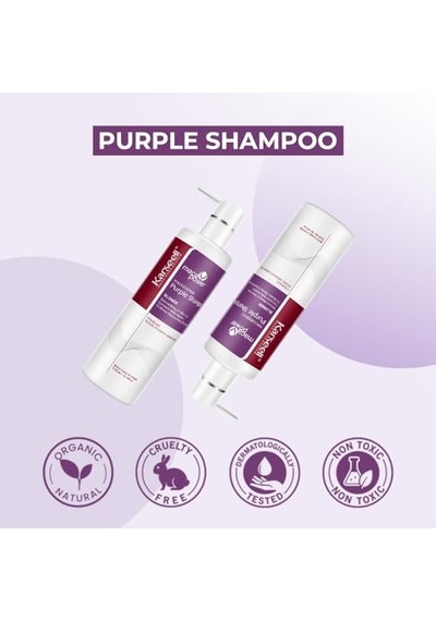 Özlü Blonde Turunculaşma Karşıtı Purple Mor Şampuan 500 Ml Beyaz