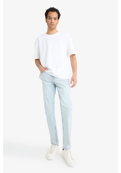 Defacto Slım Tapered Fıt Dar Paça Jean Pantolon F2324AX25SP Mavi