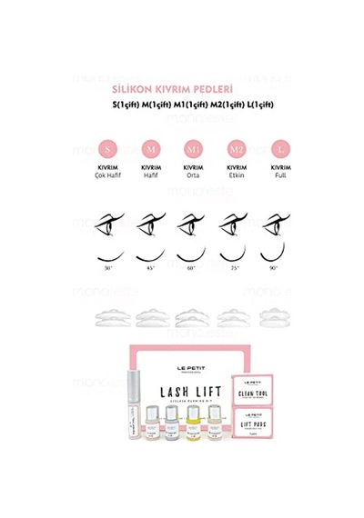 Kirpik Lifting Seti, Lash Lift, Kaş & Kirpik Perma Seti Standart Set