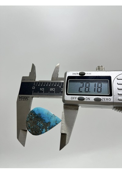 Doğal İran Nişabur Firuze Turkuaz Taşı 39,5 Karat - 7,85 Gram T163