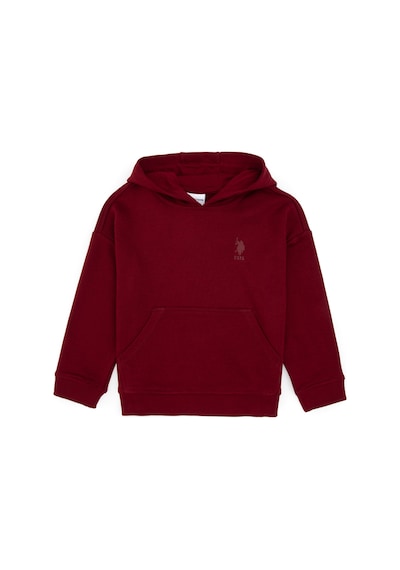U.s. Polo Assn. Erkek Çocuk Bordo Sweatshirt 50313941-vr014 Bordo