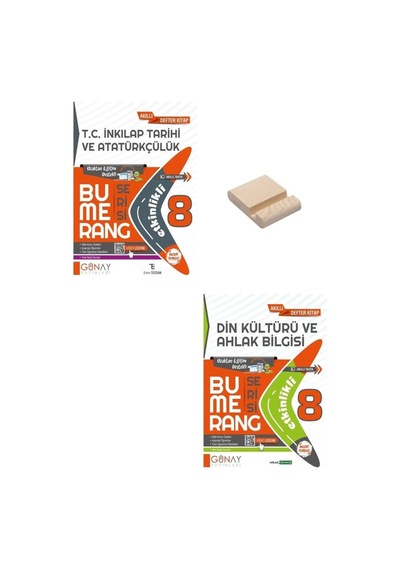 Lgs 8. Sınıf Bumerang Etkinlikli Defter T.c. İnkılap Tarihi Ve Din Kültürü
