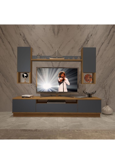 Decoraktiv Trendstyle 5das Mdf Tv Ünitesi Tv Sehpası Pera - Antrasit