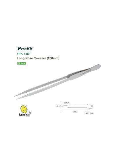 Proskit 1pk-115t Uzun Cımbız 200 MM Proskit 1pk-115t Uzun Cımbız 200 MM