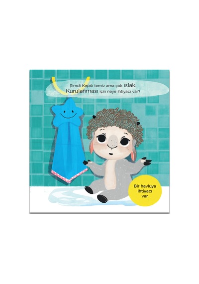 Sevimli Kuzu Kırpık 2 li Seri (Banyo Zamanı-Tuvalet Eğitimi)